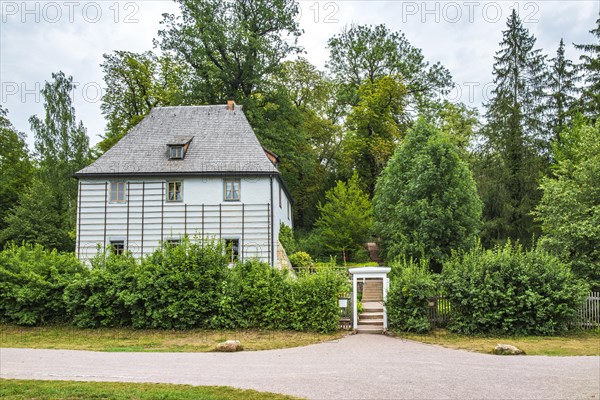 Goethe's Garden House in the Park on the Ilm, part of the UNESCO World Heritage Site in Weimar,