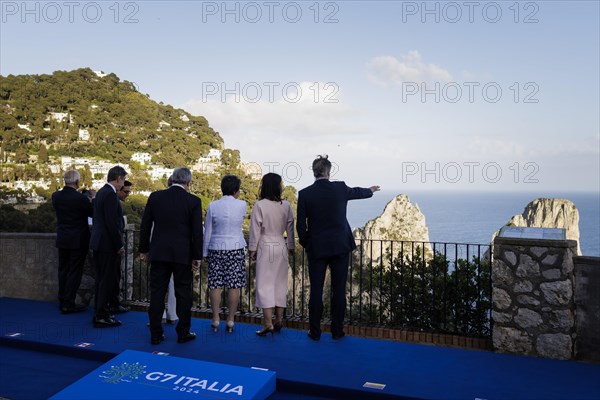 Meeting of the G7 foreign ministers in Capri, 18 April 2024. Photographed on behalf of the Federal