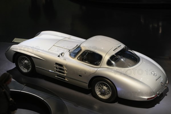 Mercedes-Benz 300 SLR Uhlenhaut Coupe, Mercedes-Benz Museum, Stuttgart, Baden-Wuerttemberg,