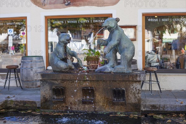 Baerenbrunnen, Garmisch district, Garmisch-Partenkirchen, Werdenfelser Land, Upper Bavaria,