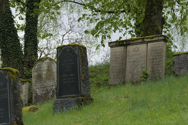 Jewish cemetery in Schwaebisch Hall, Jews, Jewish, Jewish star, grave, graves, Schwaebisch Hall,
