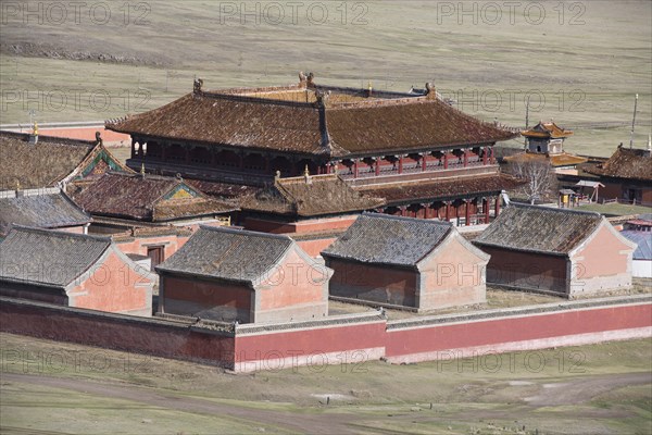 Buddhist monastery complex, Amarbayasgalant Monastery, Selenge Aimak, Selenge Province, Mongolia,