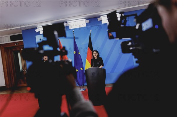 Annalena Baerbock (Alliance 90/The Greens), Federal Foreign Minister, photographed during a joint
