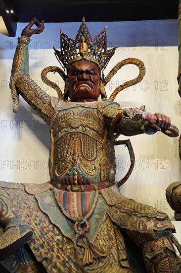 Jade Buddha Temple, Buddha, Puxi, Shanghai, Shanghai Shi, China, Colourful and expressive