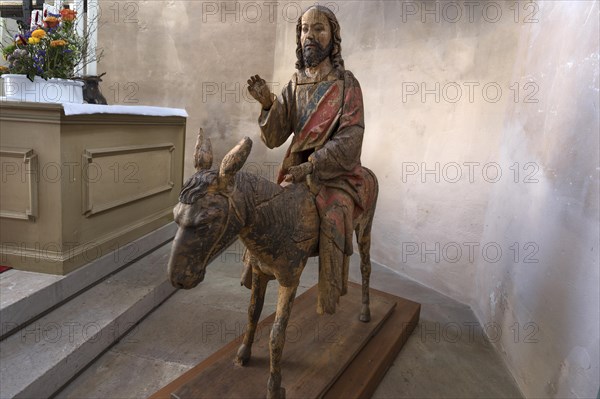Hersbrucker Palmesel, carved from 16th century lime wood, on loan from the German National Museum