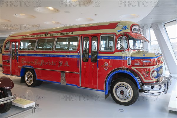 Argentinian Mercedes-Benz LO 1112 bus, Mercedes-Benz Museum, Stuttgart, Baden-Wuerttemberg,