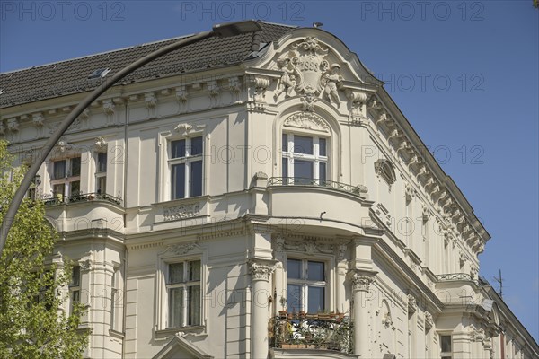Wilhelminian-style old buildings, Grunewaldstrasse, Schoeneberg, Tempelhof-Schoeneberg, Berlin,