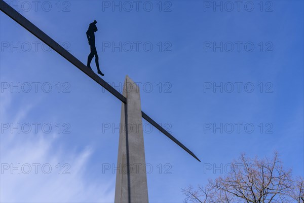 Sculpture Tor zum Prenzlauer Berg, Hubertus von der Goltz in 1999, Berlin, Germany, Europe
