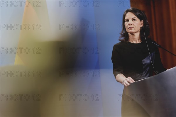 Annalena Baerbock (Alliance 90/The Greens), Federal Foreign Minister, photographed during a joint