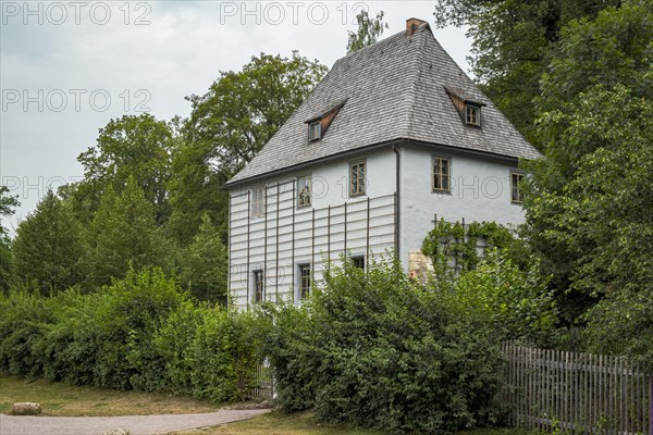 Goethe's Garden House in the Park on the Ilm, part of the UNESCO World Heritage Site in Weimar,