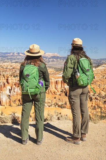 Park Ranger in Bryce Canyon National Park, Colorado Plateau, United States, Utah, USA, Bryce