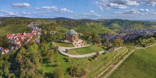 Burial chapel in the vineyards near Stuttgart-Rotenberg, Baden-Wuerttemberg, Germany, Rotenberg,