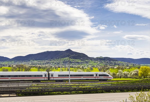 New railway line from Wendlingen to Ulm, Stuttgart21. Section of track near Kirchheim unter Teck