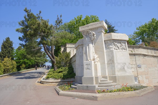 Park Le Rocher des Doms, Avignon, Vaucluse, Provence-Alpes-Cote d'Azur, South of France, France,
