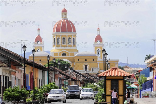 Cathedral Nuestra Senora de la Asuncion, Old Town, Granada, Nicaragua, A majestic cathedral with
