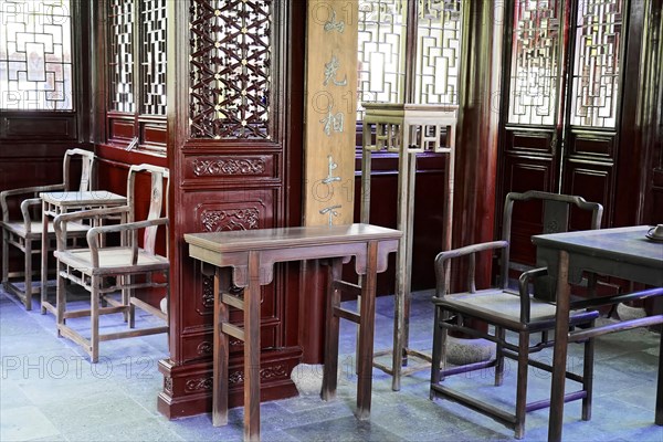 Excursion to Zhujiajiao Water Village, Shanghai, China, Asia, A traditional Chinese wedding hall