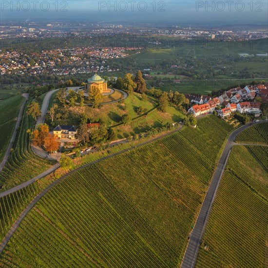 Burial chapel in the vineyards near Stuttgart-Rotenberg, Baden-Wuerttemberg, Germany, Rotenberg,