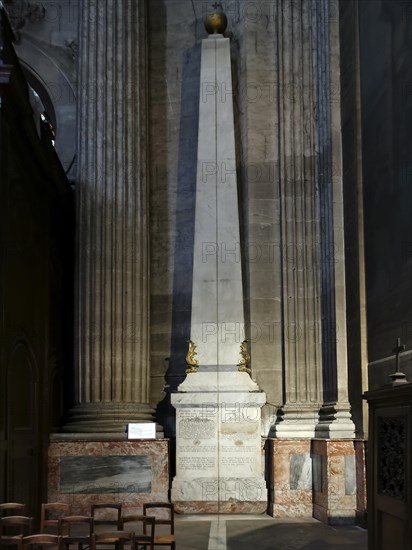 Paris 6e arrondissement. Church of Saint-Sulpice, The meridian known as the Gnomon is an