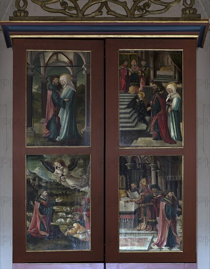 St Martin's winged altar, around 1517, St Martin's, Tauberbischofsheim, Baden-Wuerttemberg,