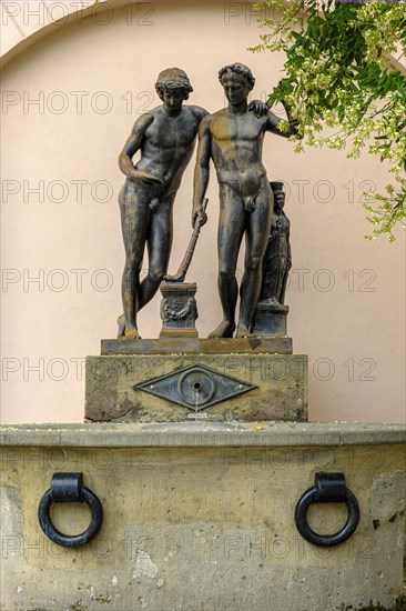 Ildefonso Fountain with a copy of the late antique Ildefonso group, described by Goethe as Castor