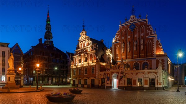The Blackheads' House on Riga's Town Hall Square, Rathausplatz, demolished after the Second World