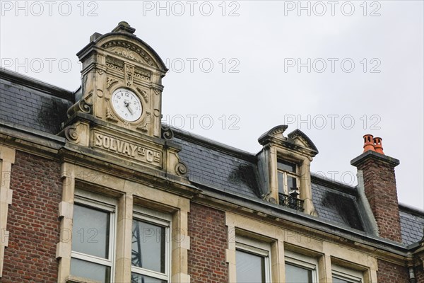 Historic company building, Solvay chemical plant for the production of bicarbonate and carbonate of