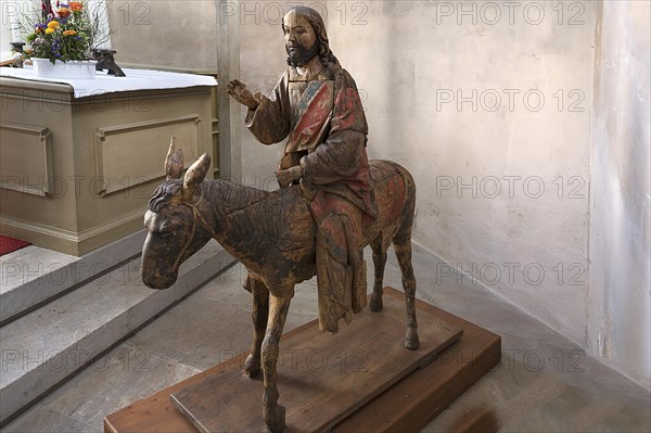 Hersbrucker Palmesel, carved from 16th century lime wood, on loan from the German National Museum