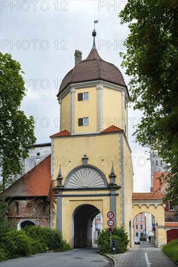 The Westertor, one of Memmingen's historic city gates, in the west of the old town centre of