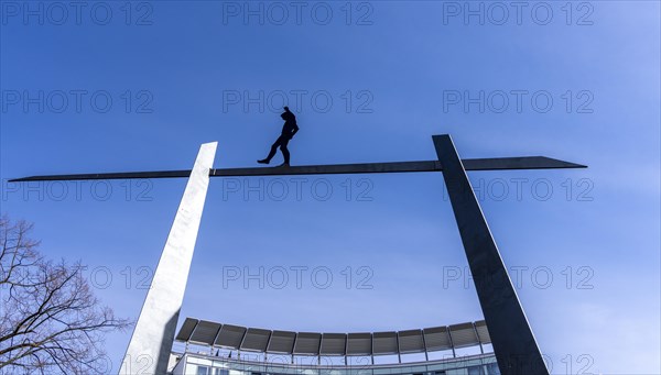 Sculpture Tor zum Prenzlauer Berg, Hubertus von der Goltz in 1999, Berlin, Germany, Europe