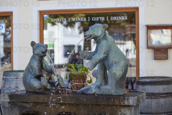 Baerenbrunnen, Garmisch district, Garmisch-Partenkirchen, Werdenfelser Land, Upper Bavaria,