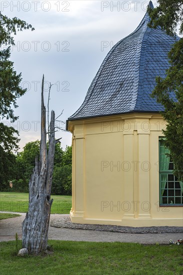 Wedding pavilion of the Dargun registry office in the castle park of Dargun Castle and Monastery,