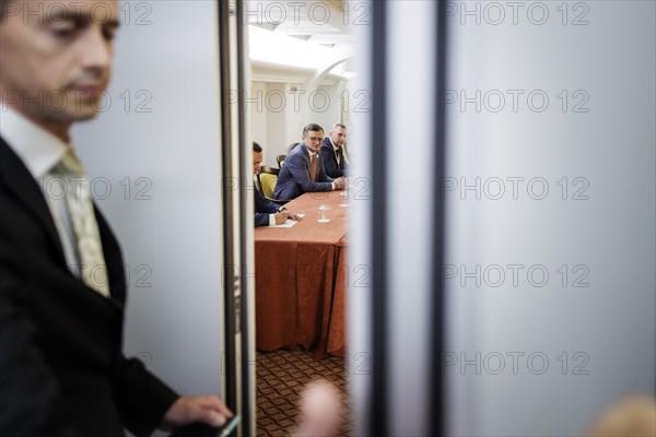 Dmytro Kuleba, Foreign Minister of Ukraine, photographed during the meeting of the G7 foreign