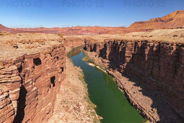 Colorado River at the Navajo Bridges, Marble Canyon, Arizona, USA, Navajo Bridges at Lees Ferry,