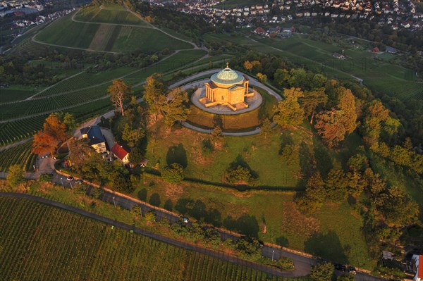 Burial chapel in the vineyards near Stuttgart-Rotenberg, Baden-Wuerttemberg, Germany, Rotenberg,