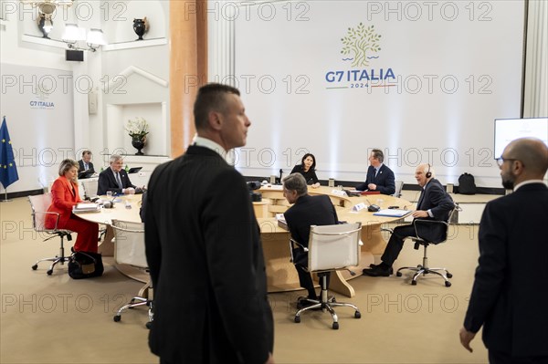 Meeting of the G7 foreign ministers in Capri, 18 April 2024. Photographed on behalf of the Federal