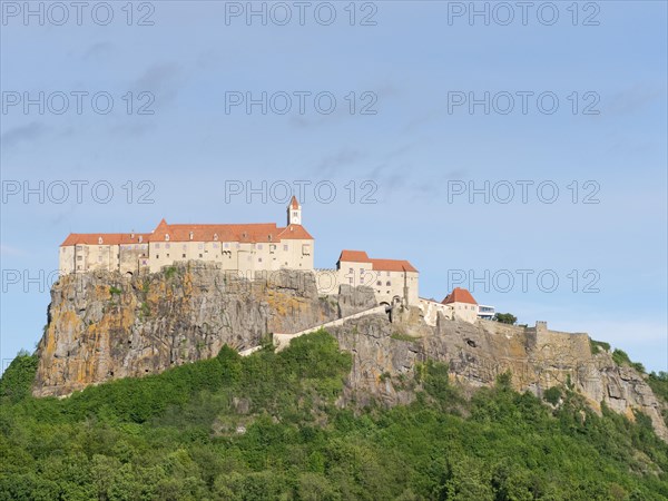 Riegersburg in the evening light, Riegersburg, Styrian volcanic region, Styria, Austria, Europe
