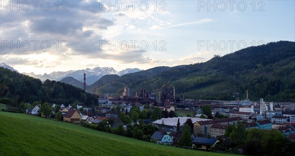 Voestalpine steelworks in the Donawitz district, known for the first application of the