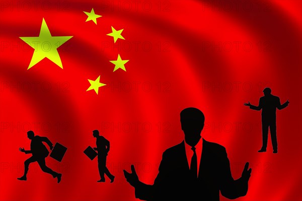 Symbolic image, China, Germany, EU, European Union, economic relations, protectionism,