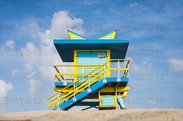14th Street LifeGuard Tower, Miami Beach, Florida, USA, North America