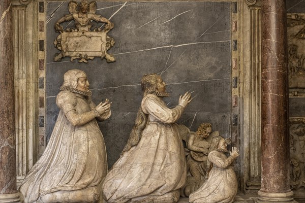 City Church of St Peter and Paul, relief painting, Weimar, Thuringia, Germany, Europe