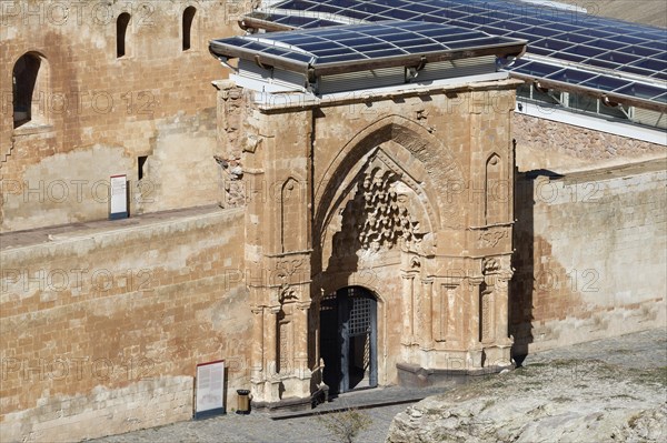 Ishak Pasha palace, Entrance gate, Dogubayazit, Turkey, Asia