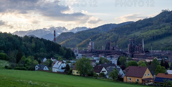 Voestalpine steelworks in the Donawitz district, known for the first application of the