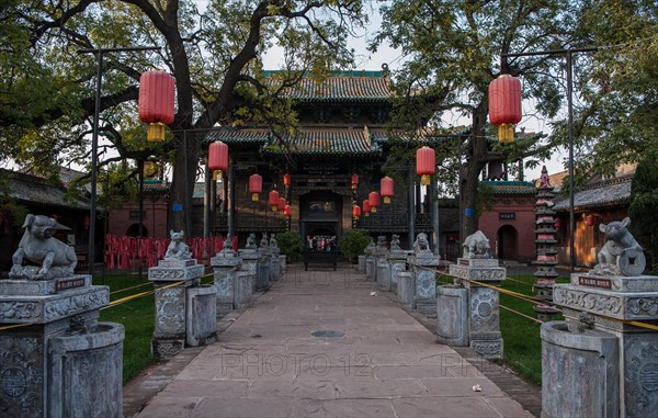 Chinese, taoist temple, travel, shanxi, china