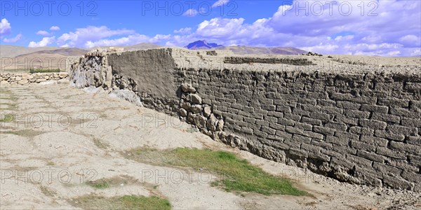 Ruins of the Urartian citadel of Cavustepe, Van, Turkey, Asia