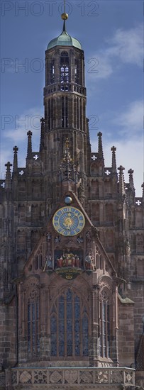 Church of Our Lady with the famous Maennleinlaufen under the tower clock, for over 500 years the