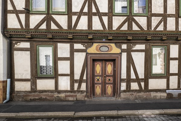 Half-timbered houses, Schmalkalden, Thuringia, Germany, Europe