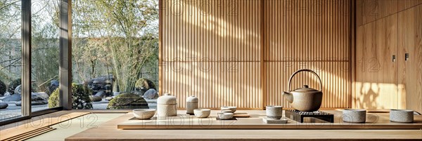 A modern, Zen-inspired reimagining of the traditional Japanese tea ceremony, presented in a
