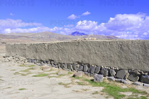Ruins of the Urartian citadel of Cavustepe, Van, Turkey, Asia