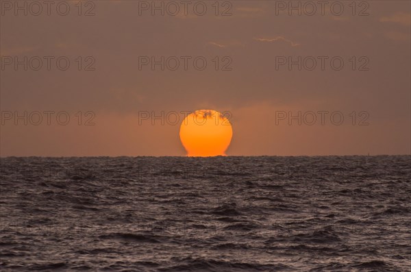 Beautiful sunset at Ramirez beach in Montevideo, Uruguay, South America