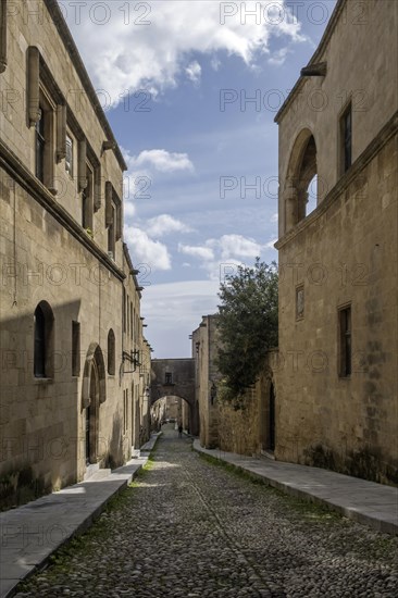 Ippoton, Street of the Knights, Old town, Rhodes, Greece, Europe